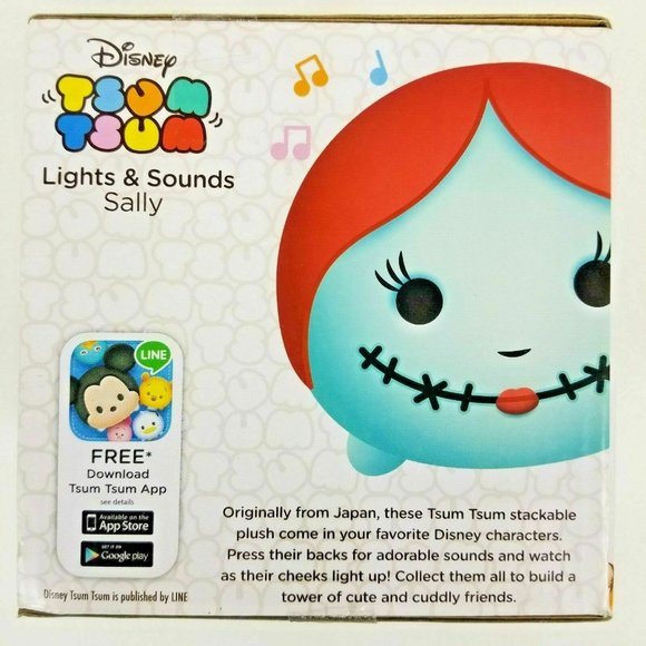 The Nightmare Before Christmas Sally Mini 3.5" Tsum Tsum Lights And Sounds New - Picture 9 of 12